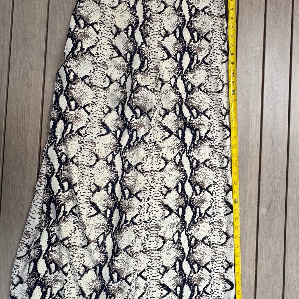 Endless Rose Monochrome Snake Print Jumpsuit fully lined. - Picture 11 of 14